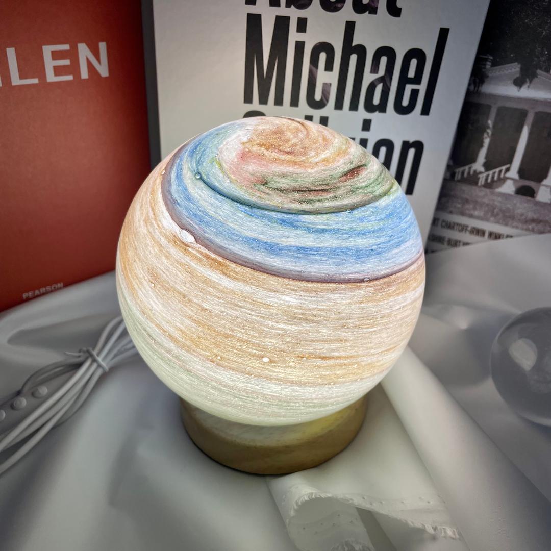 [1차프리오더 /Planet Mood Lamp] Rainbow Marble