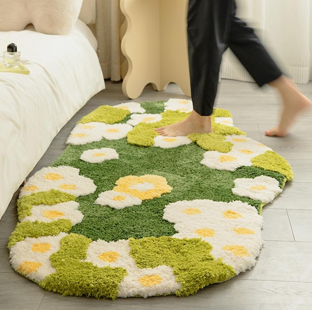 Lovely Flower Kitsch Rug 러블리 플라워 키치 러그