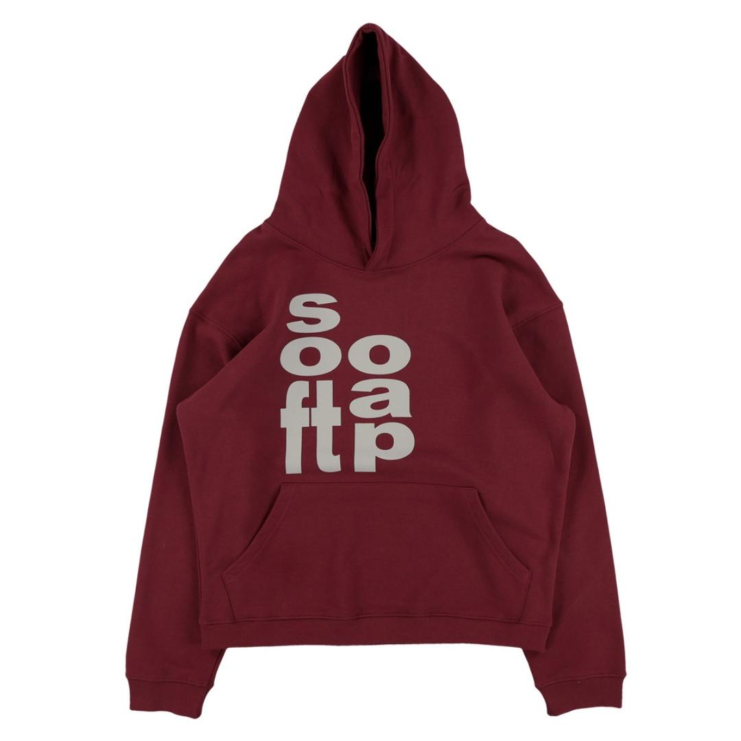 TCM soft soap hoodie (red)
