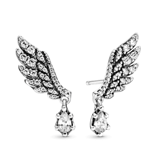 댕글링 엔젤 윙 스터드 이어링