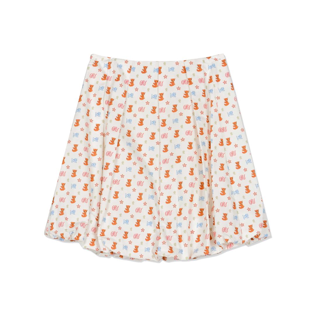 Full Printed  Bear Boxing skirt