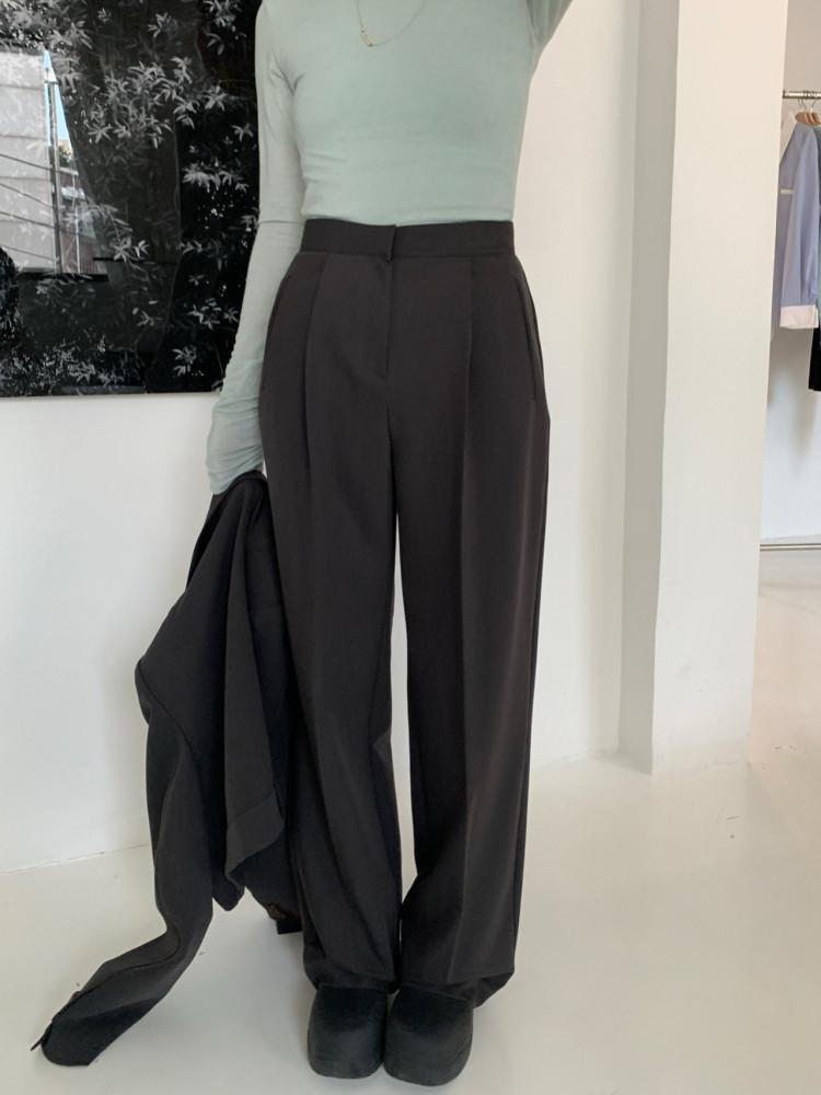 (먹색s/곤색s 당일) 러브유쏘머치 노프 슬랙스 팬츠