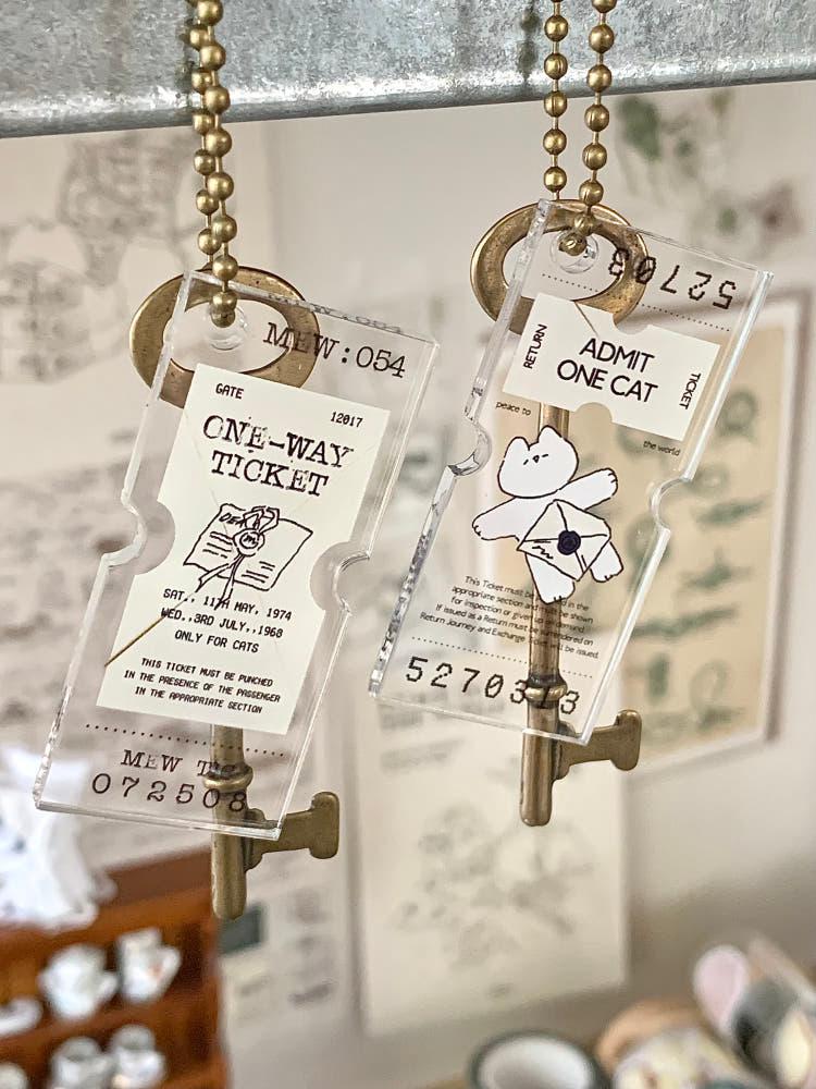 [3차재입고][mewmewbeam] Vintage Keyring (2종)