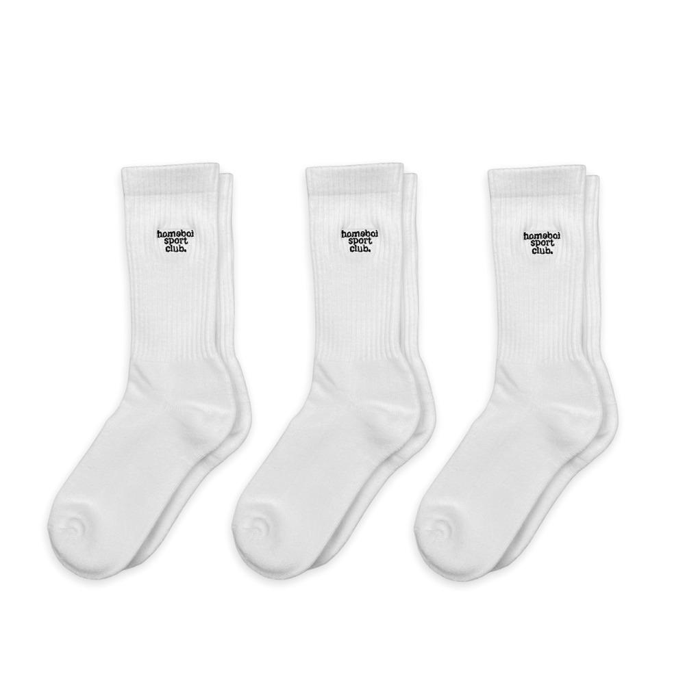 3 PACK -Essential Sport Crew Socks  - Audult (OS)