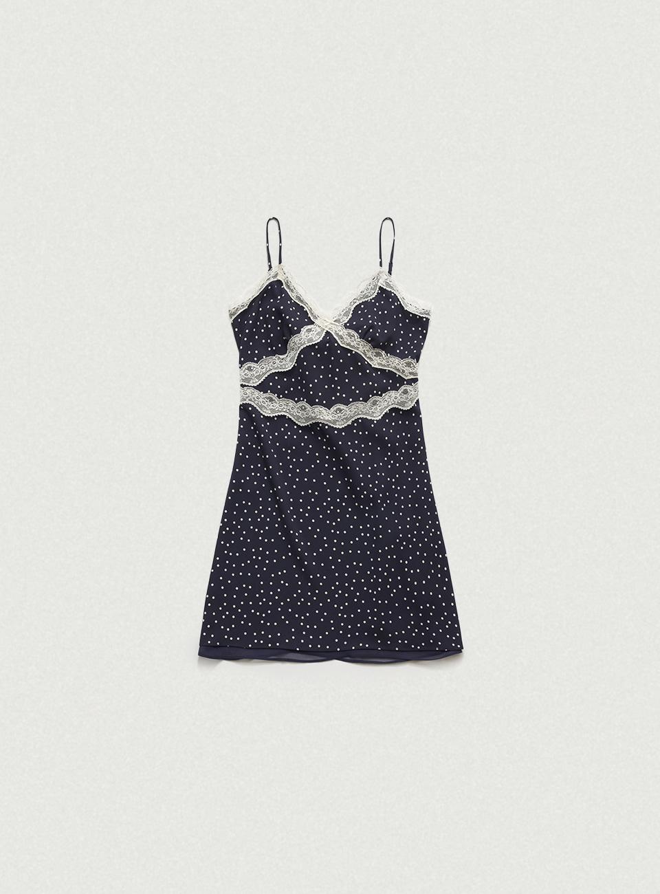 Dot Lace Slip Dress [3차_3월 말 순차 배송]