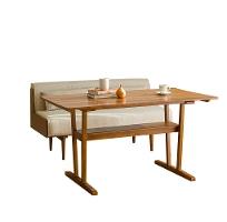 미네 리빙다이닝 4인 원목 식탁세트(소파형)