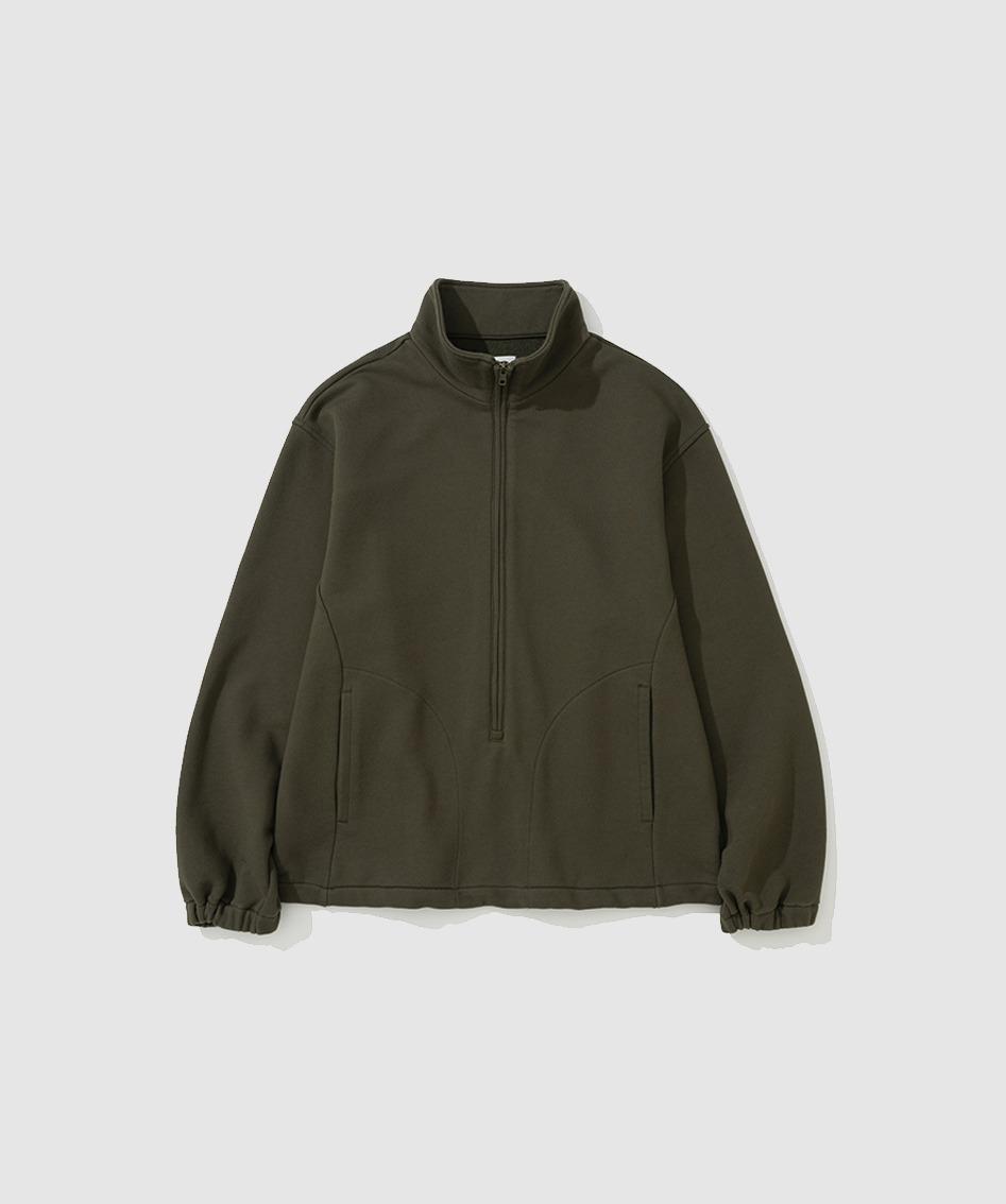112 Sweat Pullover Jacket - Dust Olive