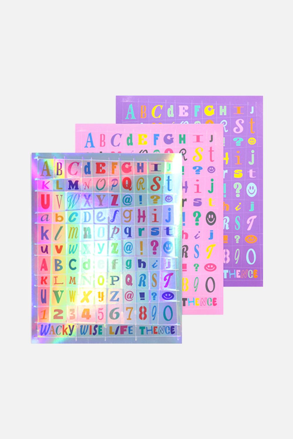 Letter Sticker Set_Ver.5