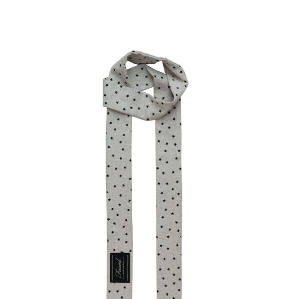 starry long scarf / ivory