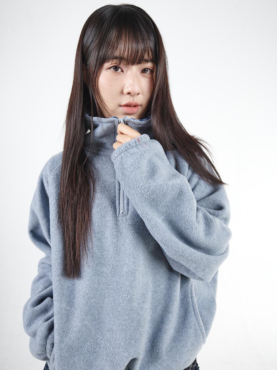 [11/28 예약배송]Double Fleece Anorak (Blue Gray)