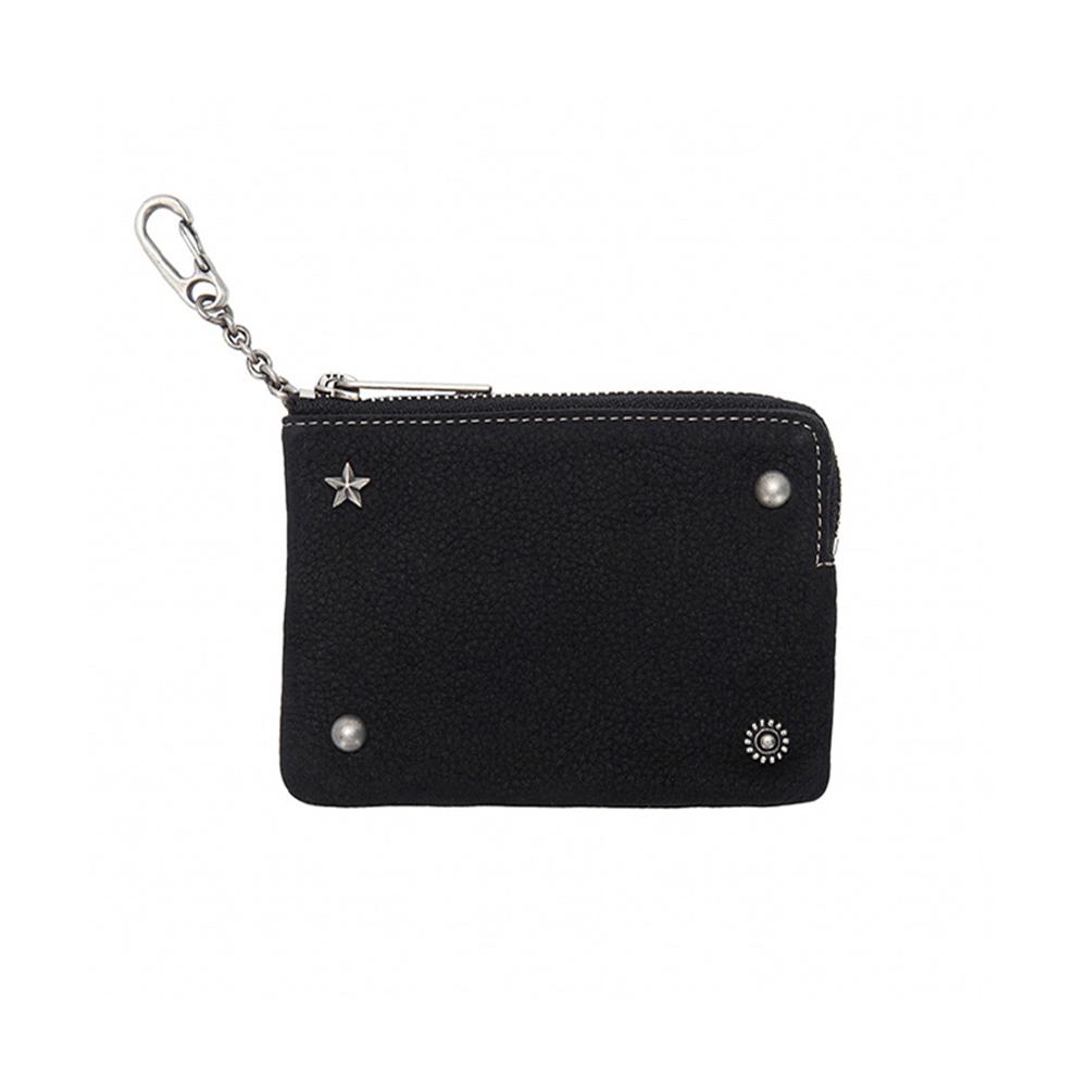 STUD ZIPPER WALLET_2colors