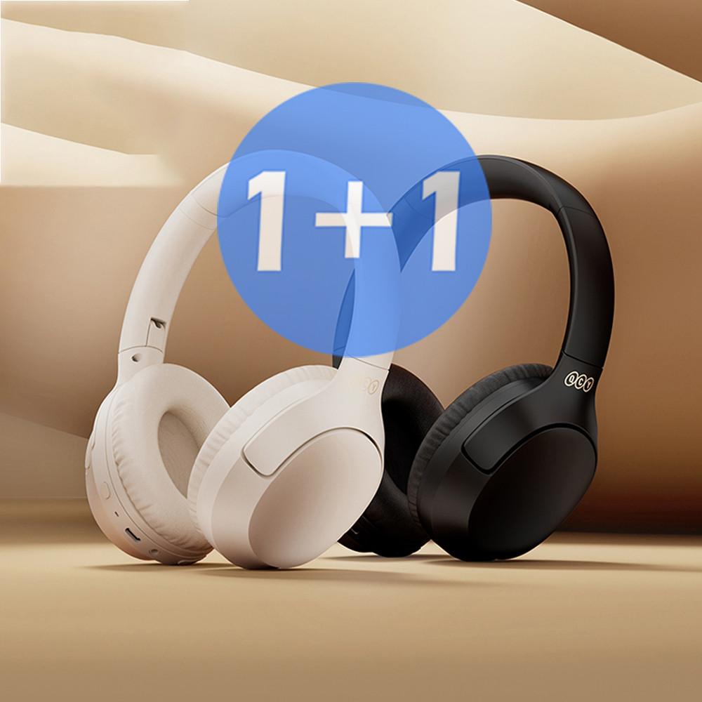1+1 QCY H2 프로 블루투스 헤드폰 H2 Pro 무선 헤드폰 헤드셋