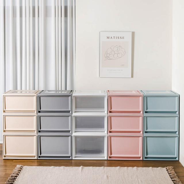 아이리스 수비르 플라스틱 틈새 옷 서랍장 1단 대형M