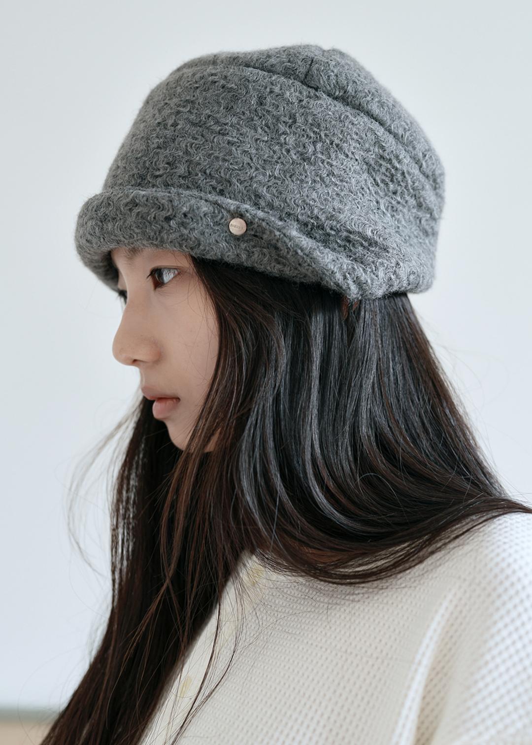 NOIR PUFF BUCKET - CHARCOAL