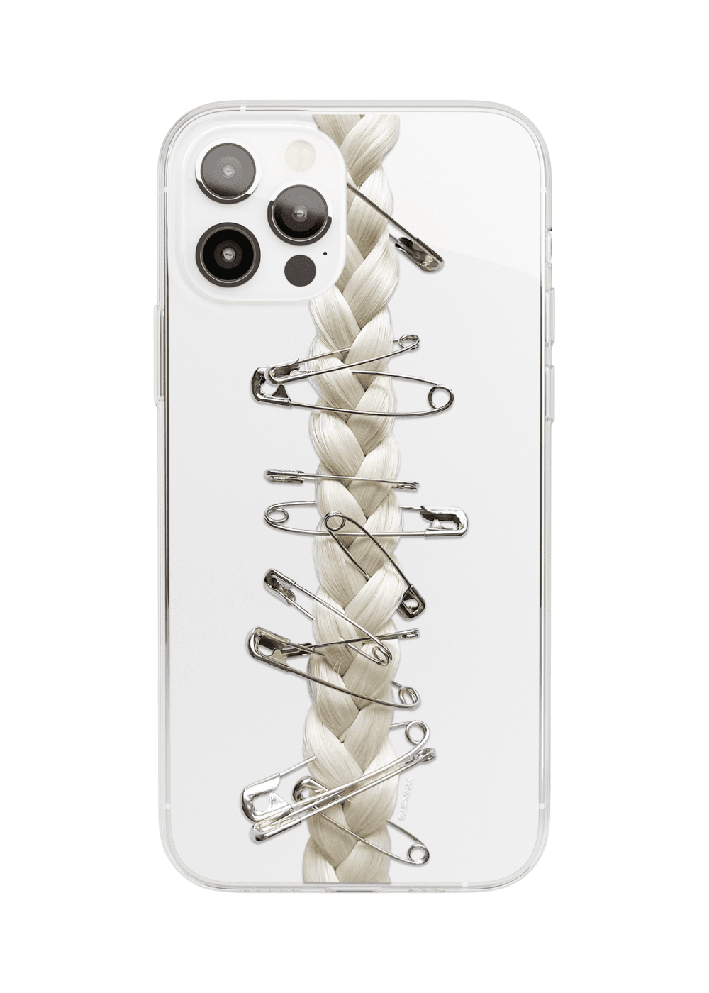Pinned Hair iPhone Case