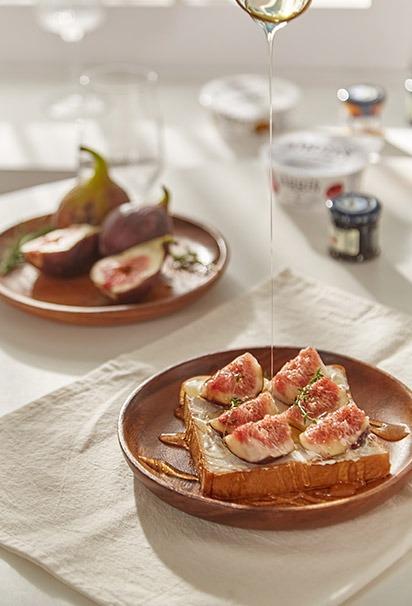 내츄럴 아카시아 우드 원형접시