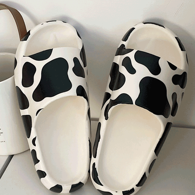 (당일출고)폭신폭신 말랑카우 쿠션 슬리퍼