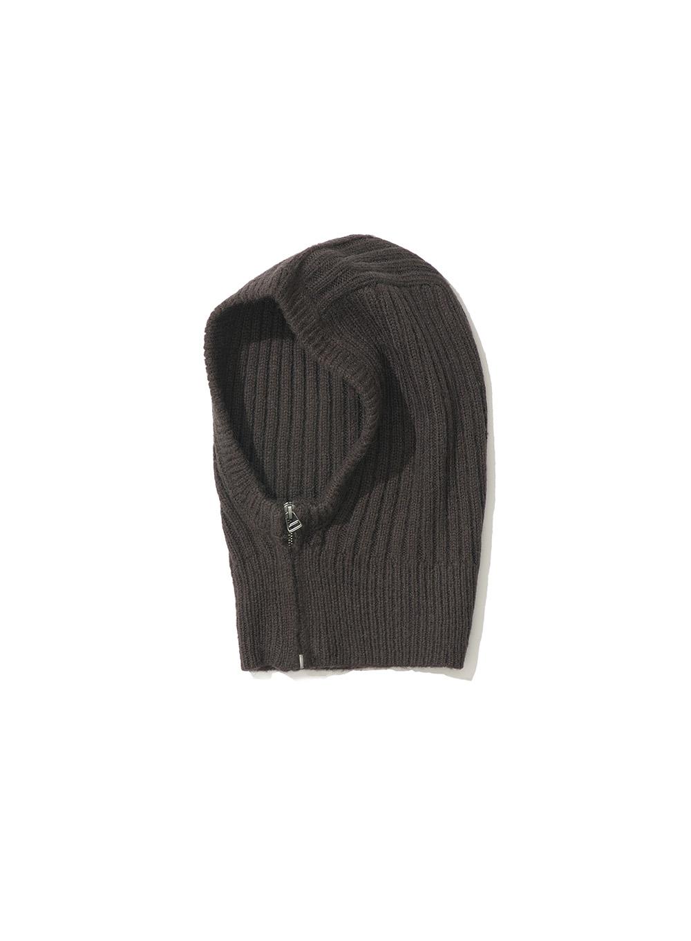 [WOMEN] KNIT BALACLAVA_BROWN