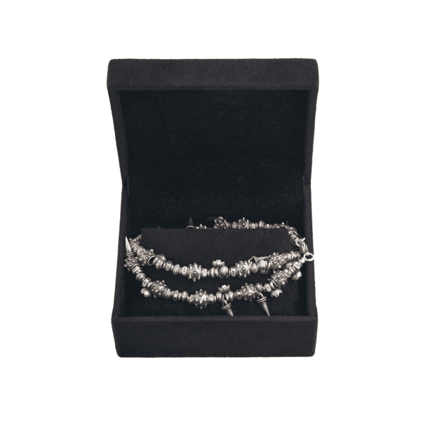 METAL FENCE CHUNKY CHOKER NECKLACE