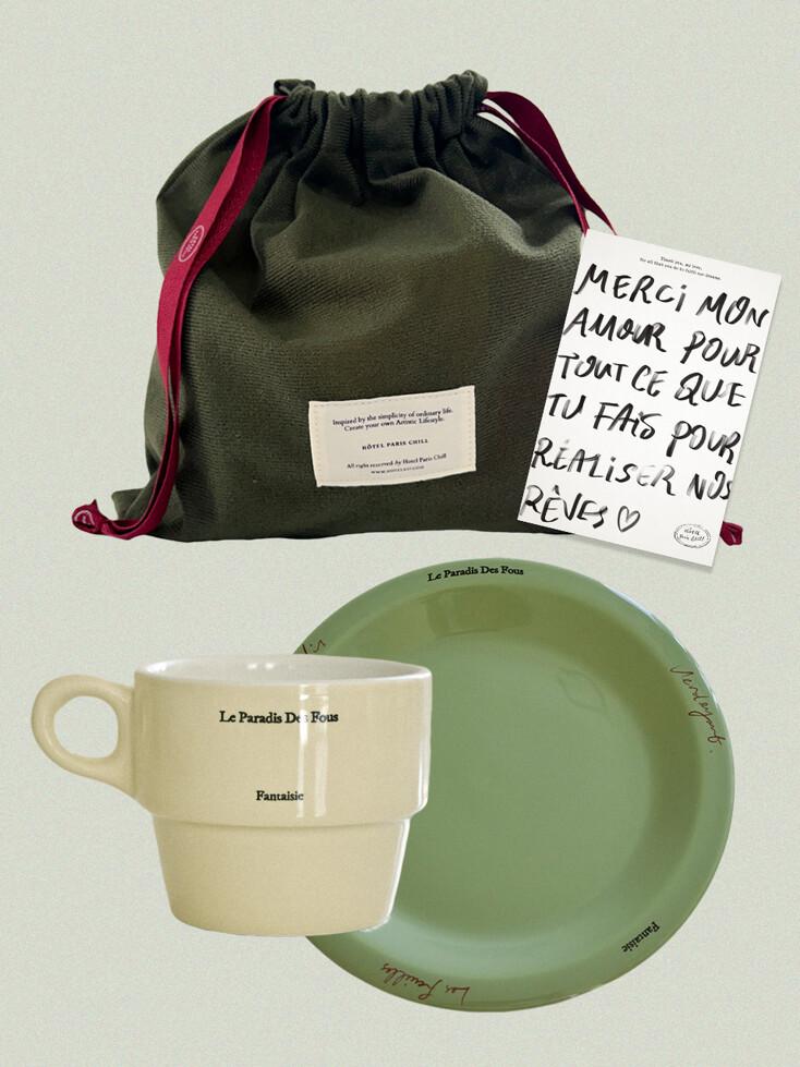 ■EQL 단독■ [SET] le Paradis Mug & Saucer