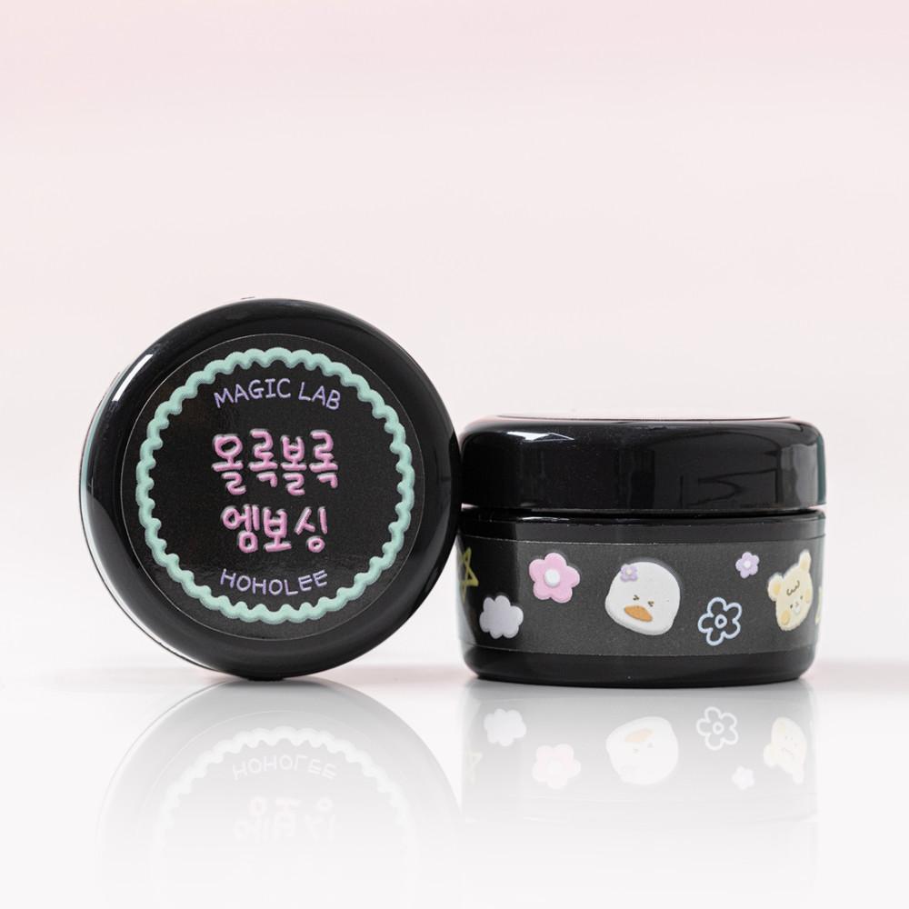 [호호리] 올록볼록 엠보싱ㅣ풍부한 아트를 위한 필수 아이템!! 폴리쉬 셀프네일 통젤 클리어젤 엠보싱젤 네일아트