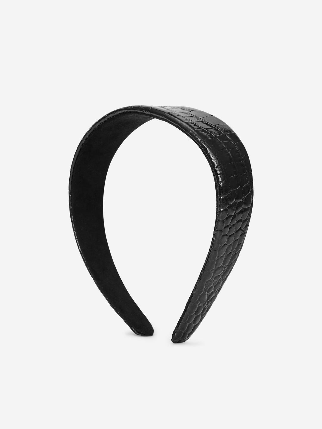 Croco-Effect Lether Alice Band 1298787002