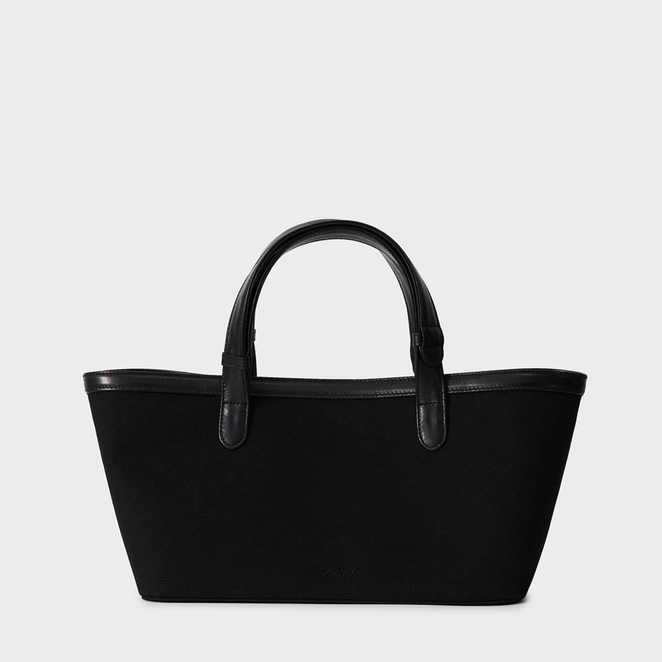 Alma 2-way Canvas Tote Bag (Black)