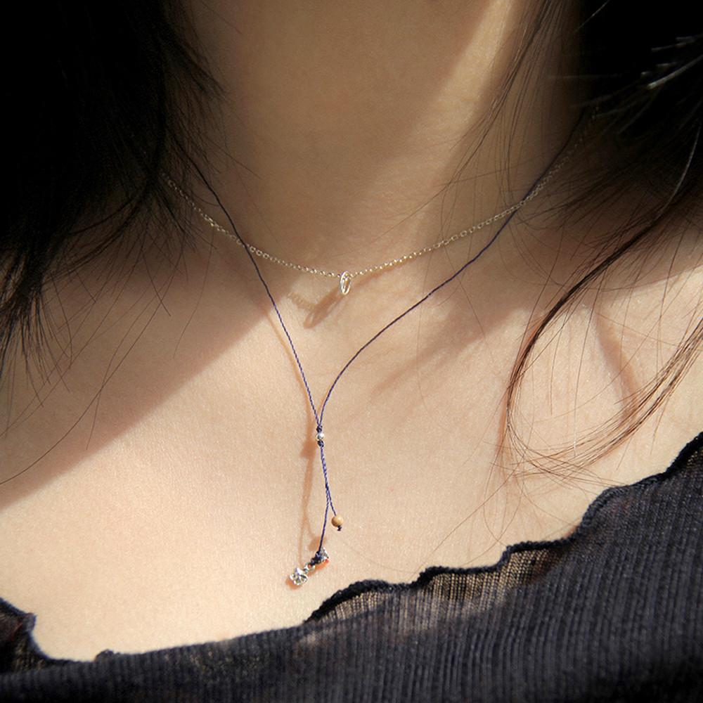 CCNMADE 플루메리아 꽃 목걸이