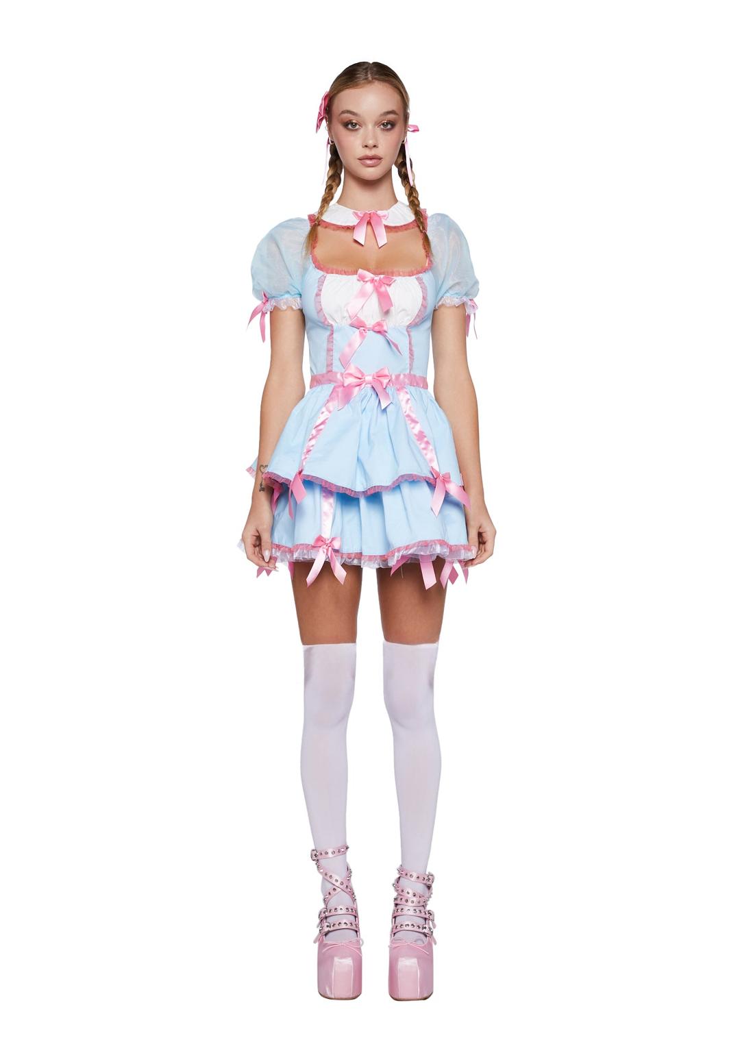 Doll Behavior Costume Set - BLUE / XX-SMALL