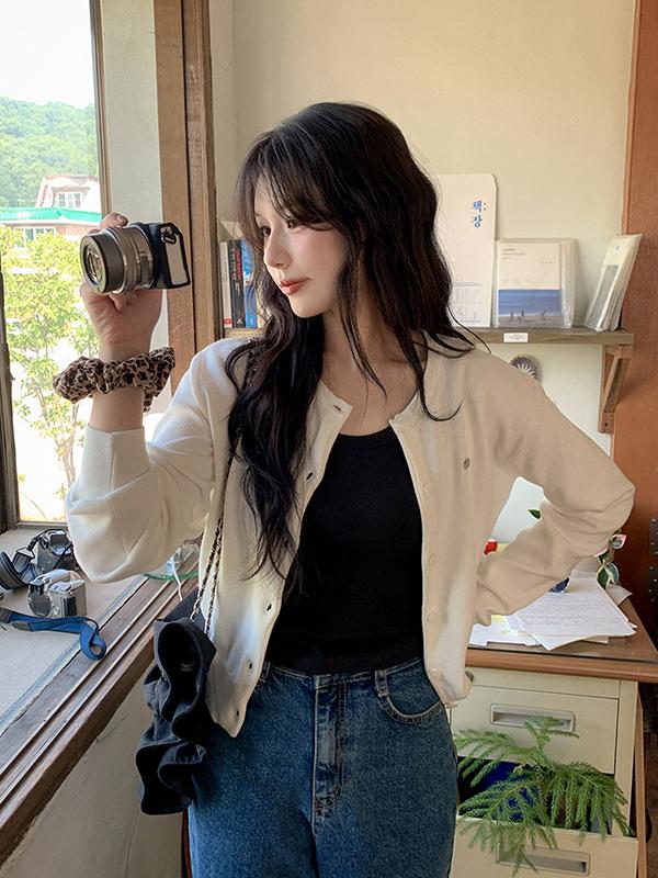 프렌치오브 [가을신상][MADE]소프트 팬던트 라운드 가을 가디건 (9color)