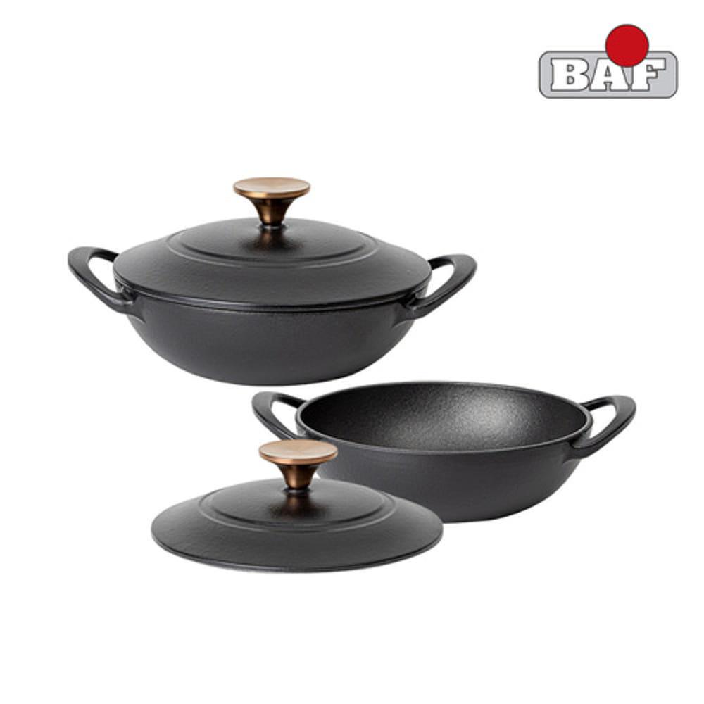 BAF 바프 캐스트아이언 무쇠주물 베이비웍 20cm 주물뚜껑