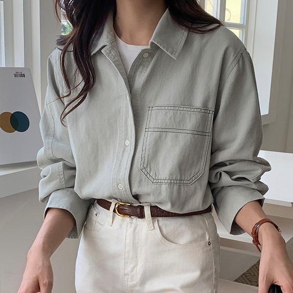 온트 베이직 스티치 셔츠 - nb20540