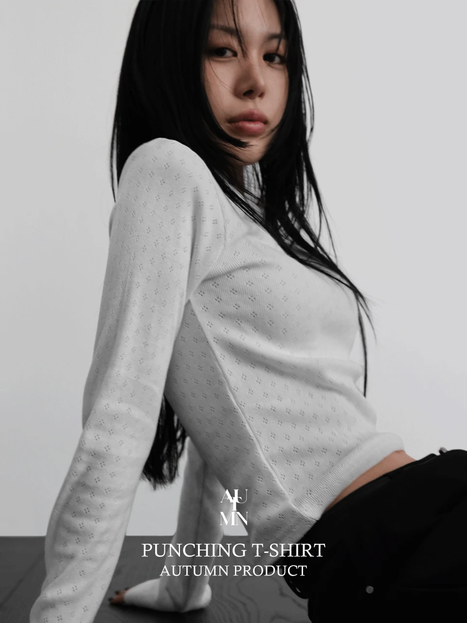 [made]펀칭긴팔티셔츠