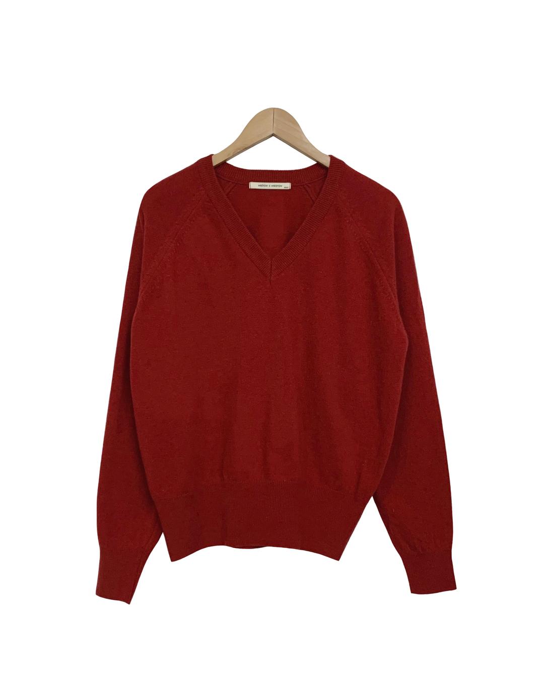 ( 8colors-! ) 엘시 울50%브이넥루즈니트nt