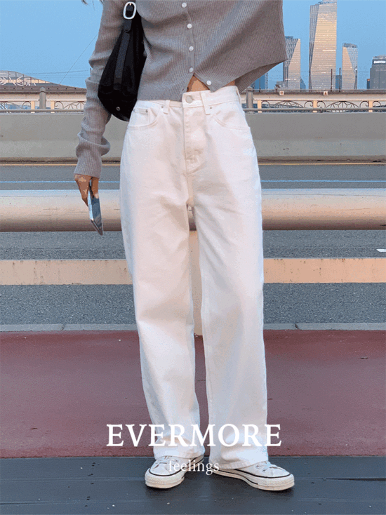 필링스 [당일출고] [38차/evermore] 푸시 화이트 데님