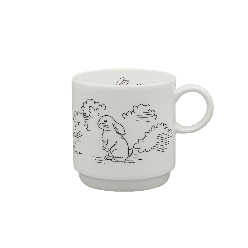 KBP X 한국도자기 Kittybunnypony Grove Bunny Mug 키티버니포니 그로브 버니 머그컵