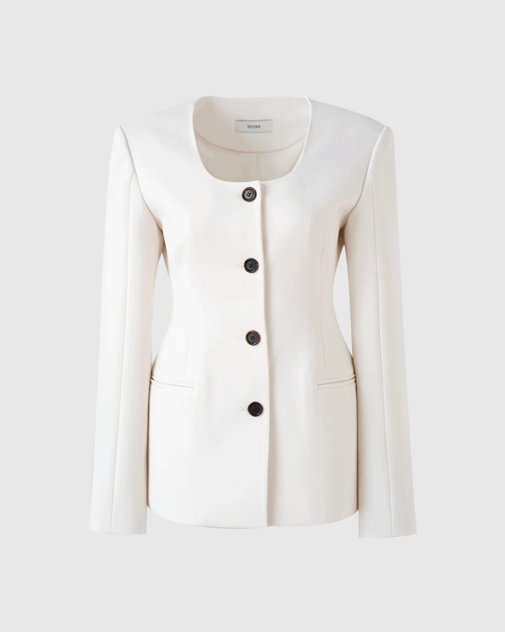 25SS B HOURGLASS SCOOP NECK JACKET