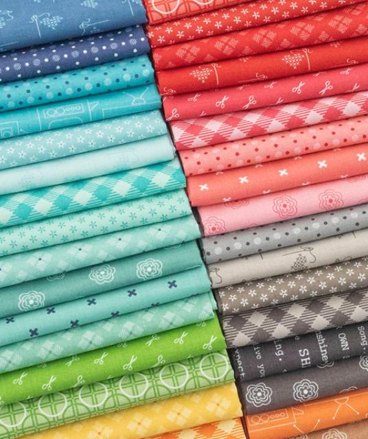 로리홀트 (라일리브레이크) 미국 수입 빈티지 퀼트 천 원단 세트(면30수) - 비 베이직