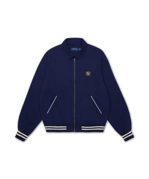 포니 패치 트윌 재킷-네이비
