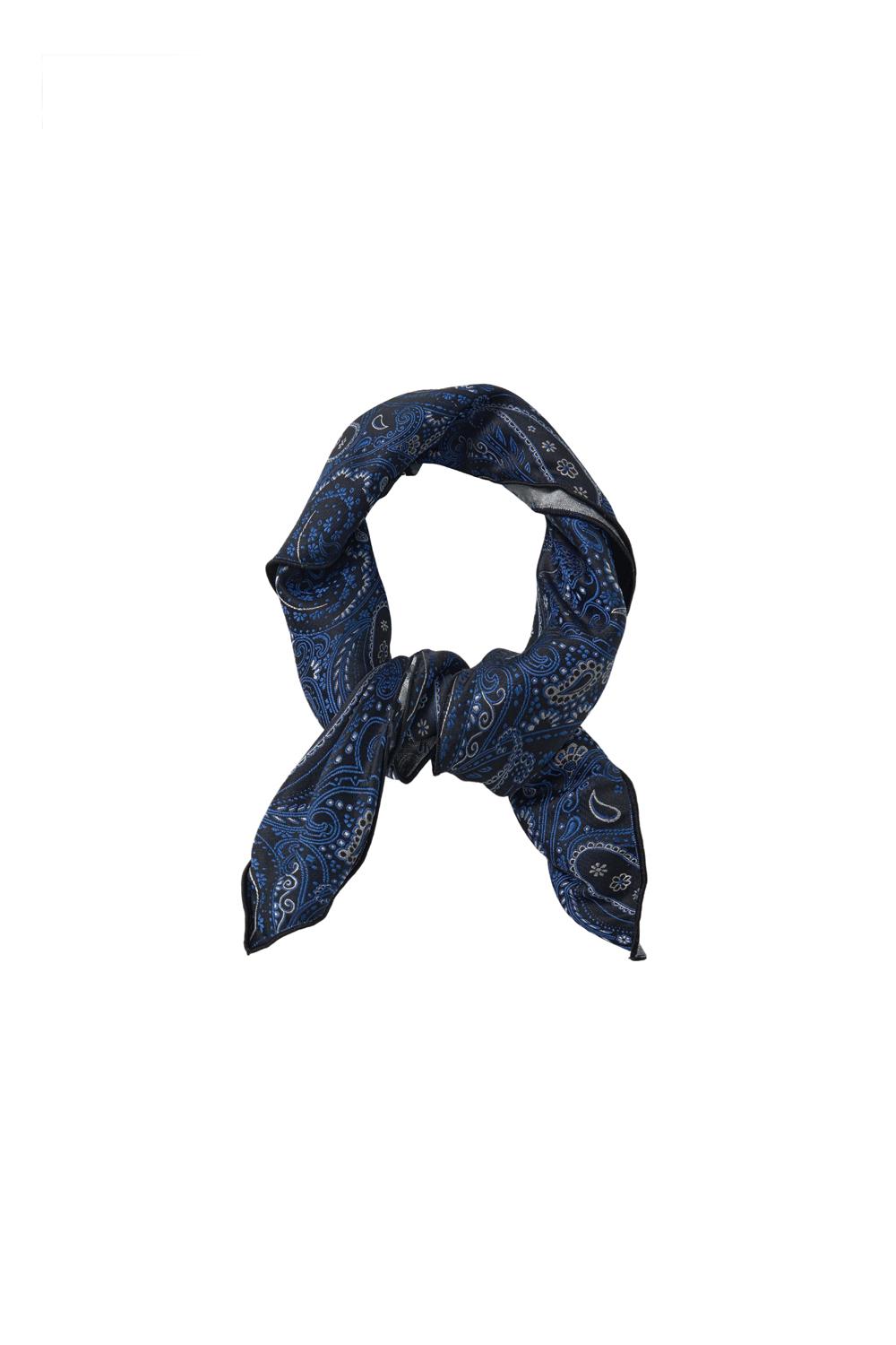 Paisley Bandana Scarf Blue (Restock)