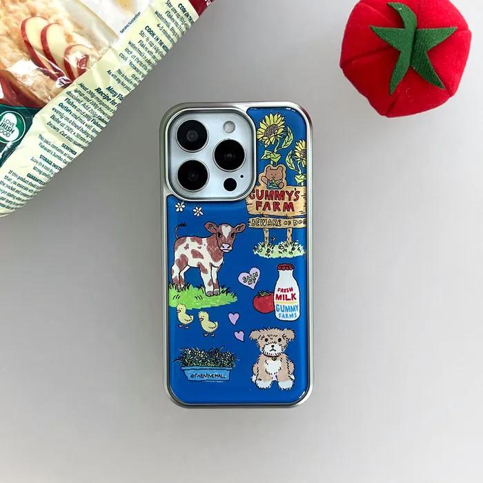 gummys farm drawing pattern [실버 맥세이프 범퍼케이스]