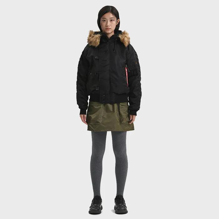 Alpha N-2B Short Waist Parka (BLACK)