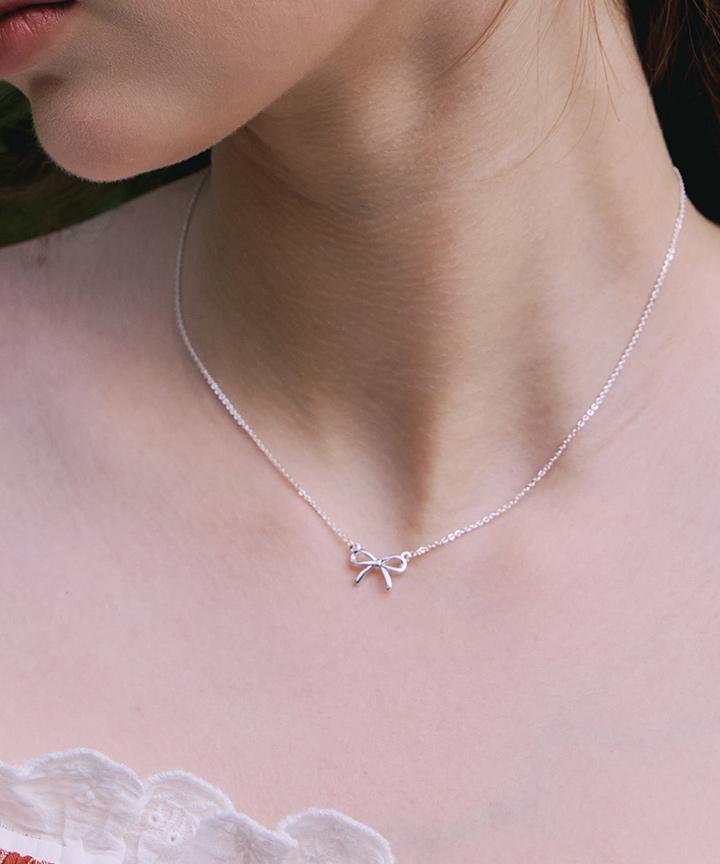 세인트스코트주얼리 러블리 앙쥬 리본목걸이 STJ-NB1592