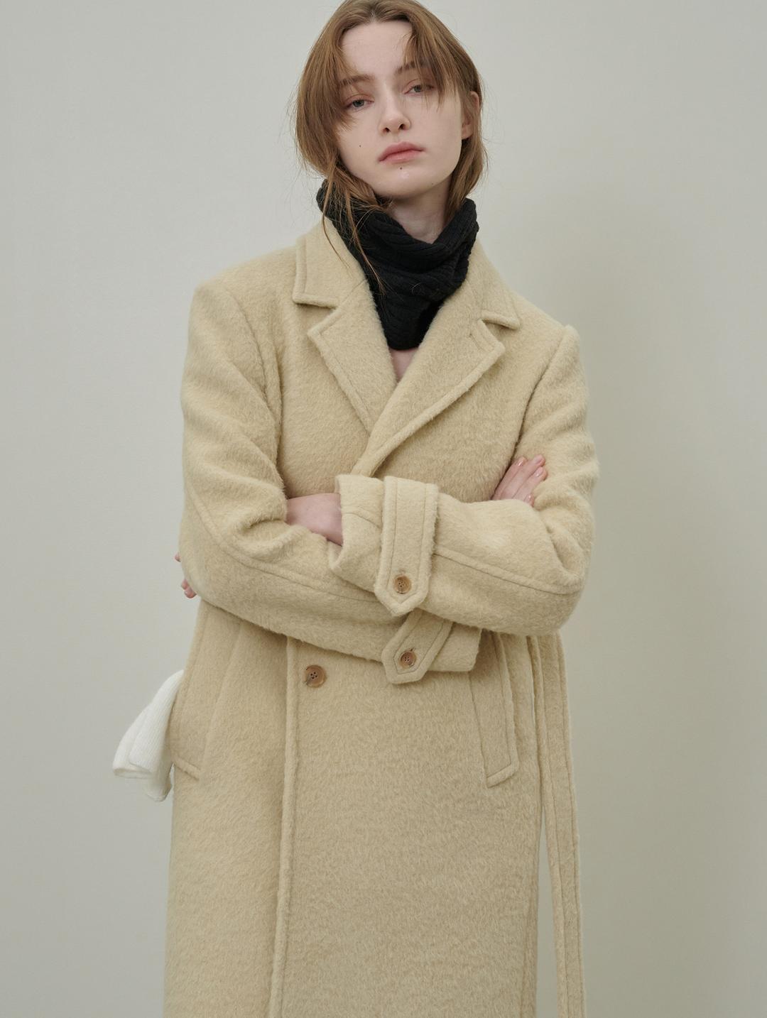 Brooklyn  Alpaca Single Coat (Butter)