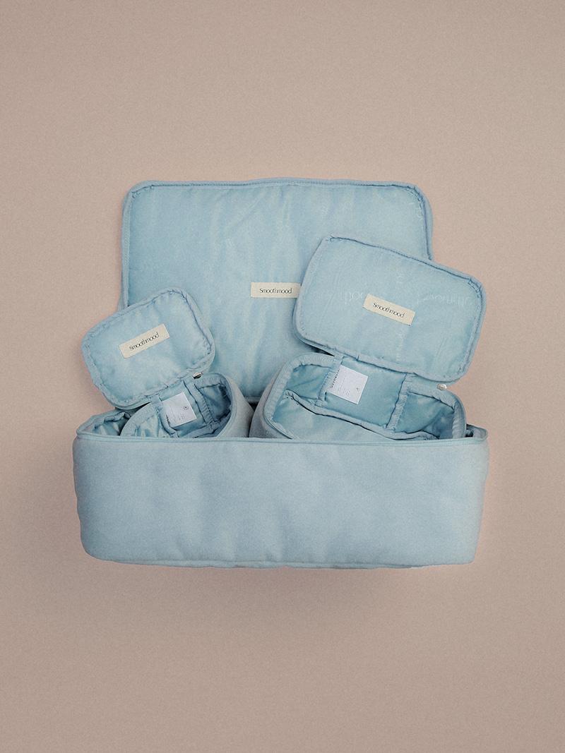 Smoothmood Logo Vanity Case Soft Blue