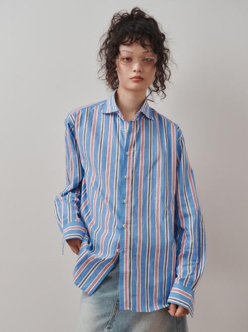 VINTAGE STRIPE SHIRT, BLUE