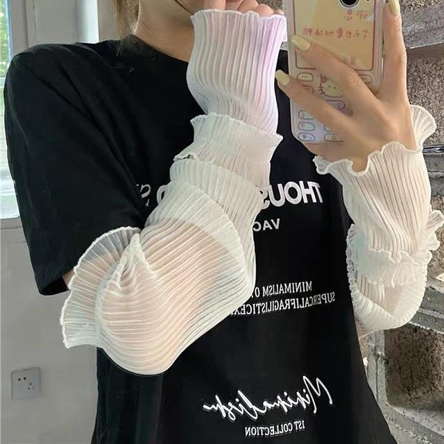 다미님 팔토시 핸드워머 레그워머 손 셔링 프릴 골지 장갑 스타킹 양말 망사 섹시 망사 시스루 양말 쿨토시 여름 썸머 바캉스 유니크 포인트 키치 하이틴 오버니삭스 반스타킹 렉렉-팔토시