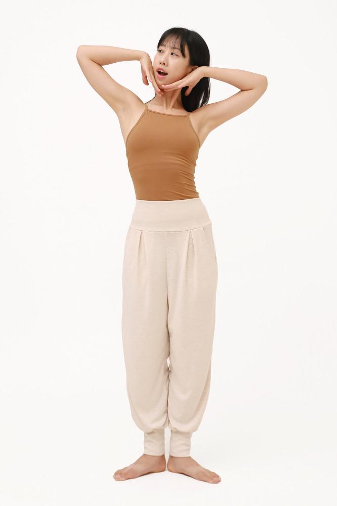 Chandra yoga pants [ oatmeal ]