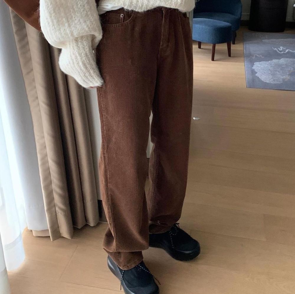 (일부 당일) 멜라운지 위드 골덴 팬츠 mellounge 코듀로이 바지