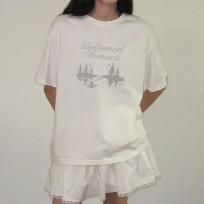 Pigment Crack Half Sleeve T-Shirt_2Colors